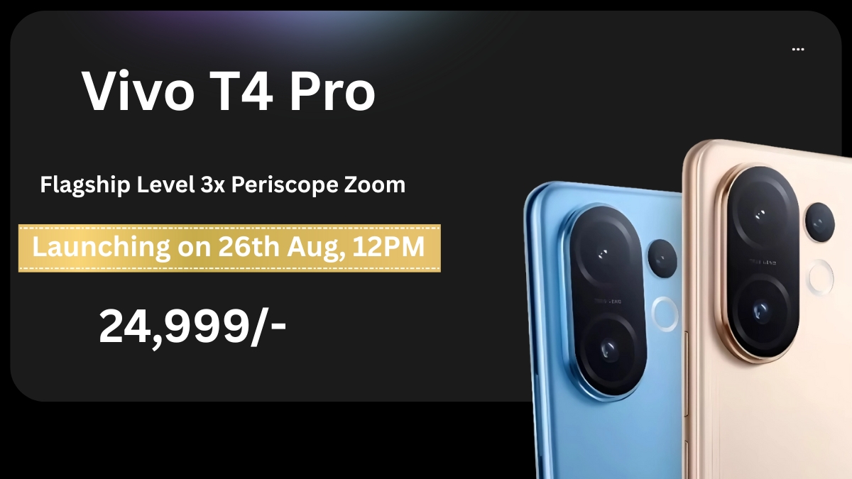vivo T4 Pro  6.8 इंच AMOLED (Curved Display) और Qualcomm Snapdragon 7 Gen 4 के साथ , कीमत 24,999-/ 2 vivo T4 Pro  6.8 इंच AMOLED (Curved Display) और Qualcomm Snapdragon 7 Gen 4 के साथ , कीमत 24,999-/